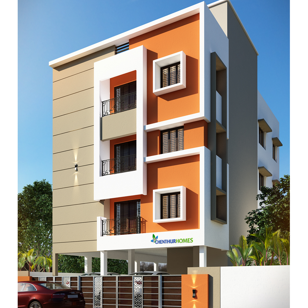 2BHK floor plan