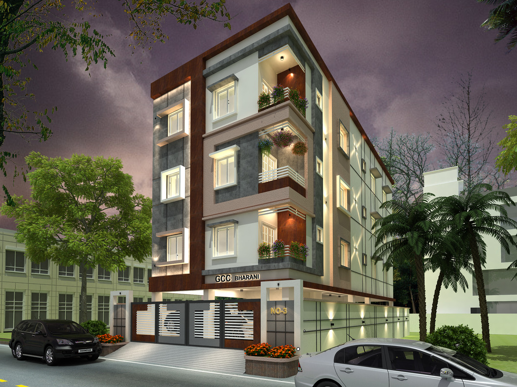 2BHK floor plan
