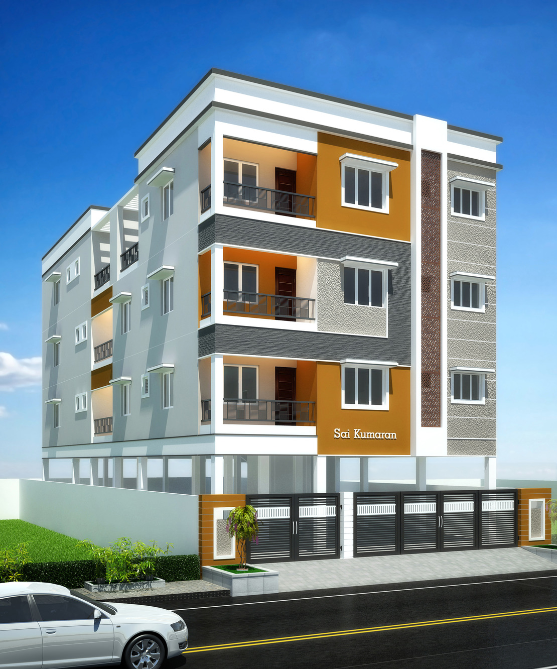 2BHK floor plan