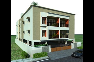 2BHK floor plan