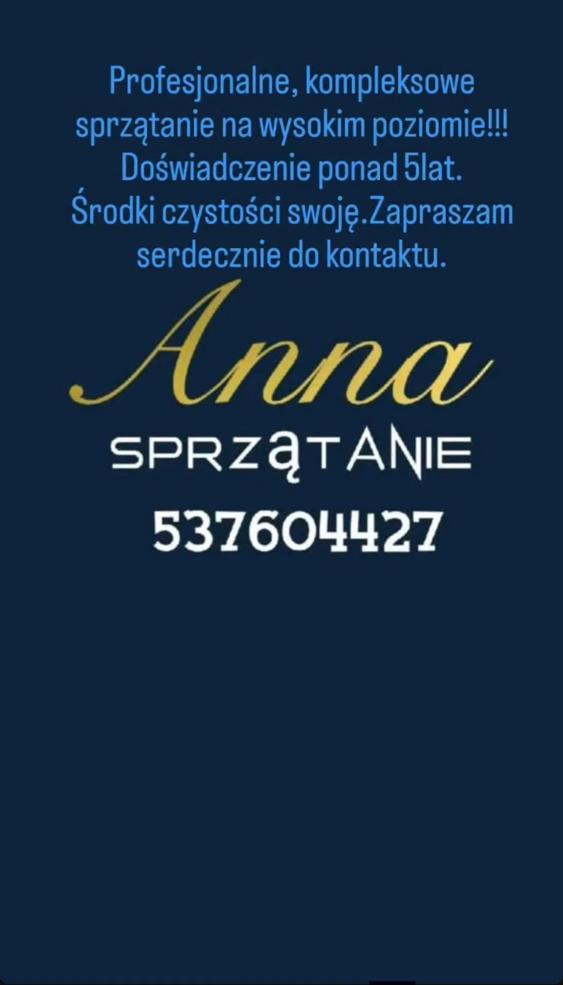 Anna Sprzątanie 