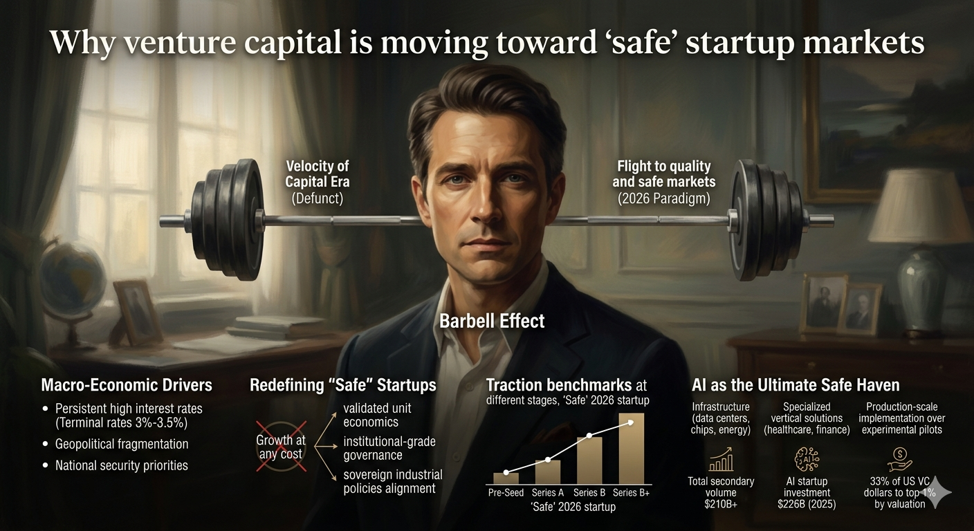 Why Capital Is Moving Toward “Safe” Startup Markets