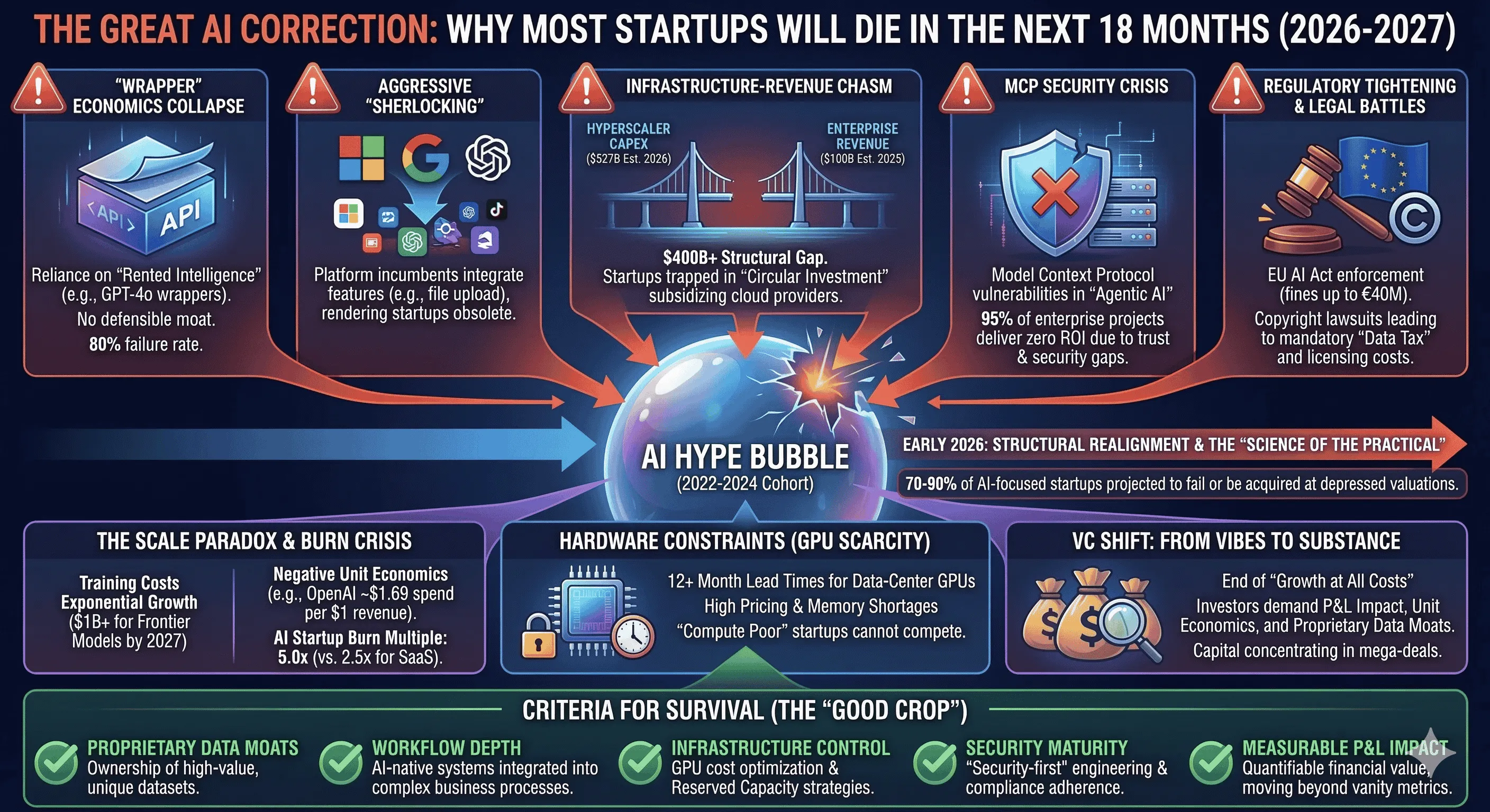 Why Most AI Startups Will Die in the Next 18 Months