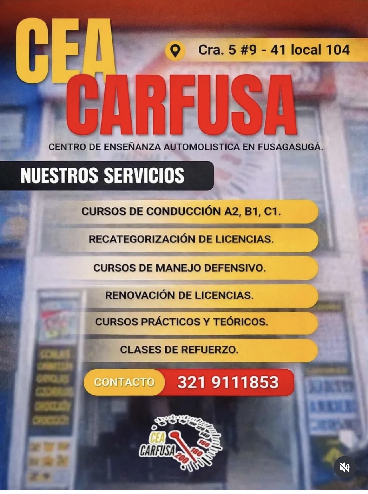Centro de Enseñanza Automivilistica CARFUSA – foto 1