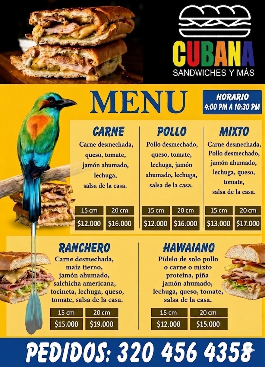 Cubana – Restaurantes  en Fusagasugá