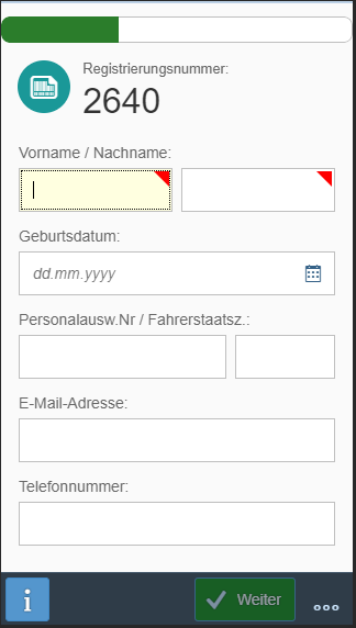 Screenshot 3 of Fiori App Online registration trucks with cargo