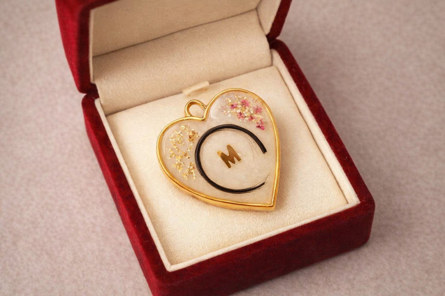 Pendentif Coeur au Lait Maternel