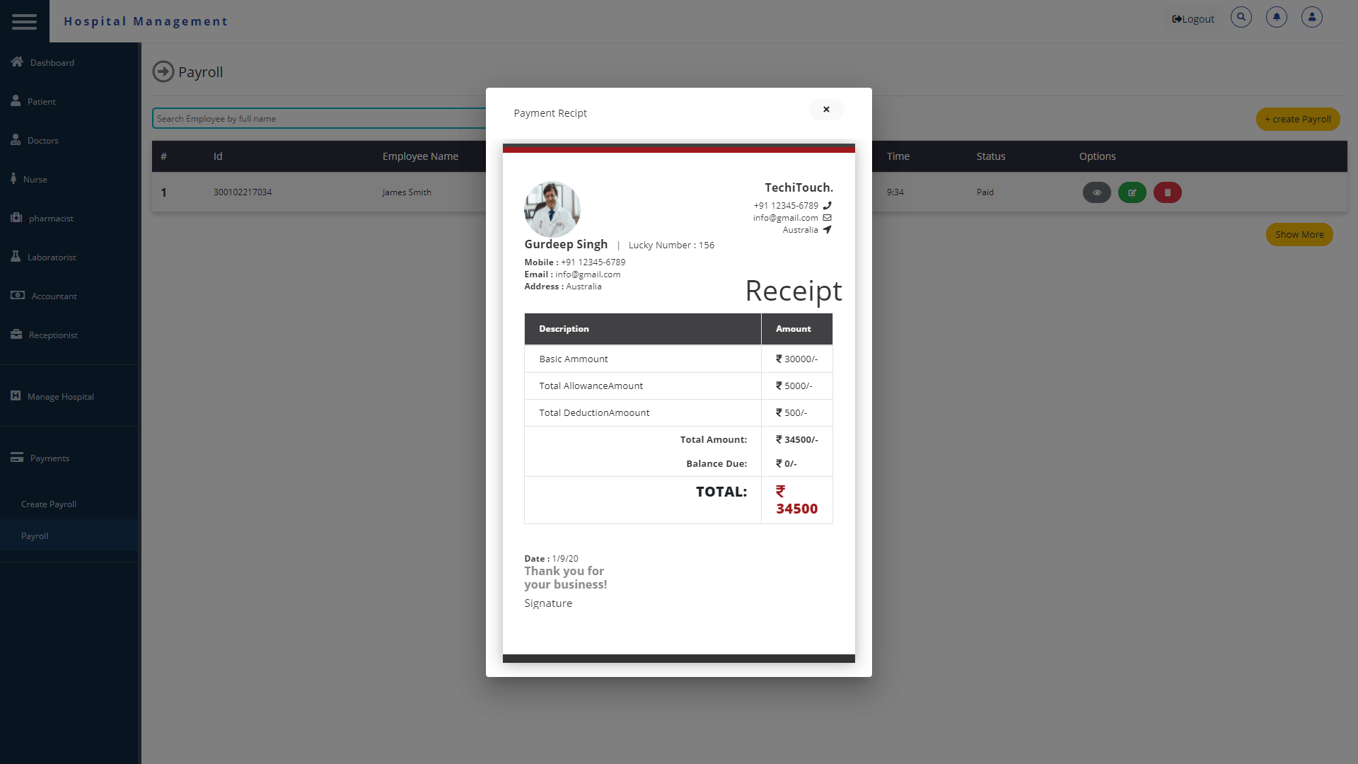 Hospital Management System | React Js and Firebase - Scripts | CodeGrape