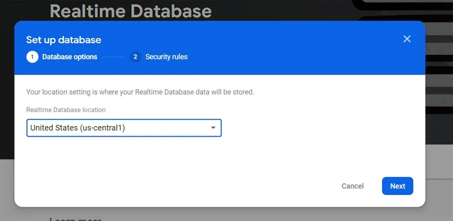 Setup Database