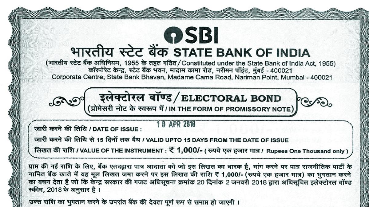 Analyse the role of ELECTORAL BONDS in election and its effect on democracy.