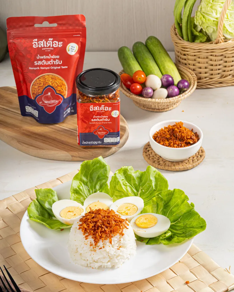 น้ำพริกน้ำย้อยอีสเต๊อะ รสต้นตำรับแบบซอง ขนาด 50 กรัม สูตรลับคนเมืองแพร่ 2