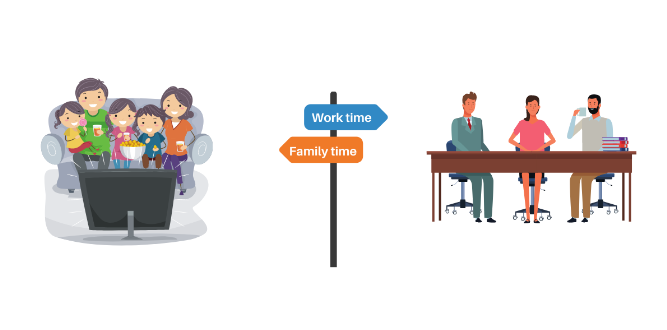 work vs. family