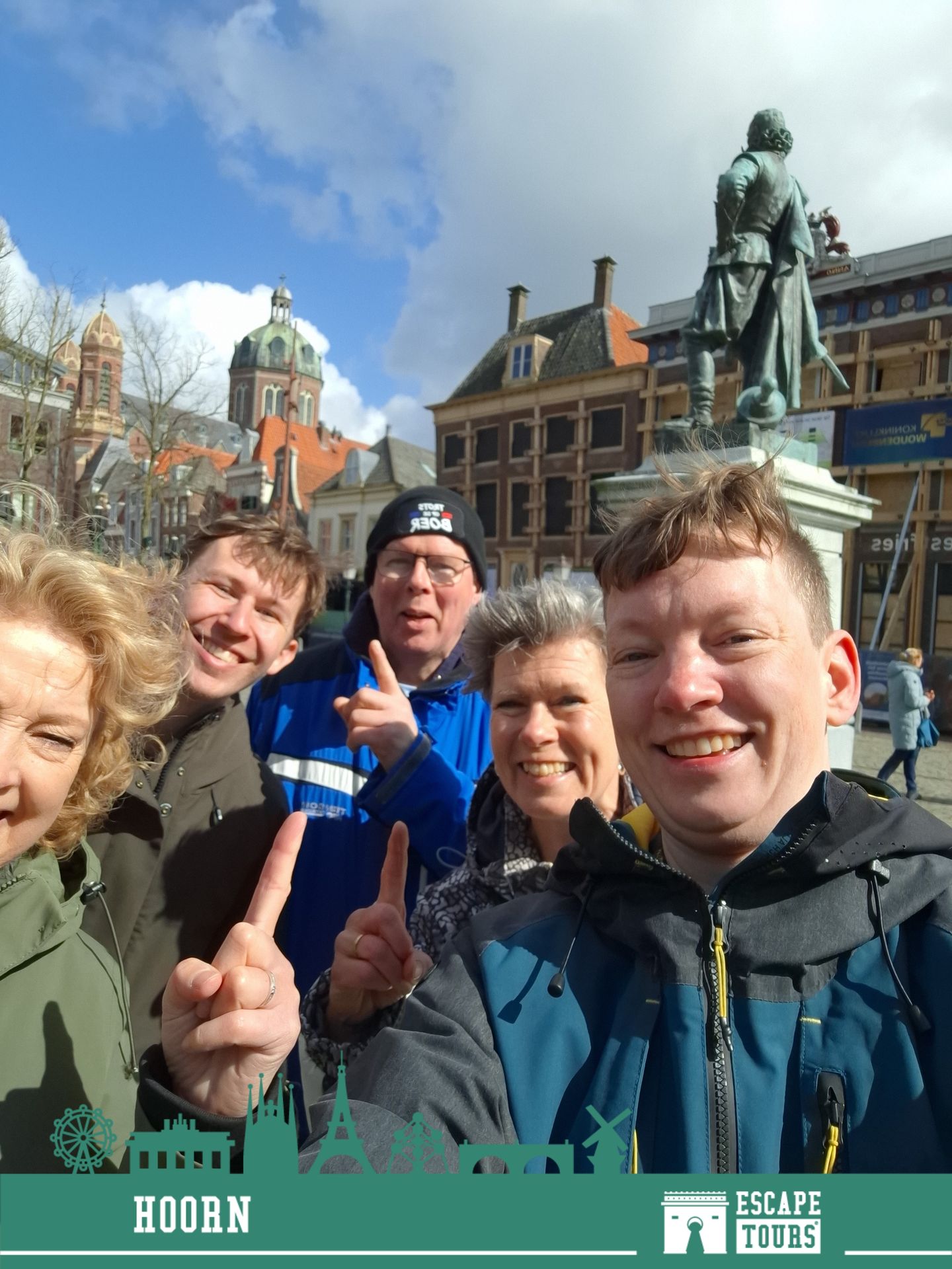 Teamfoto van De eerste de beste