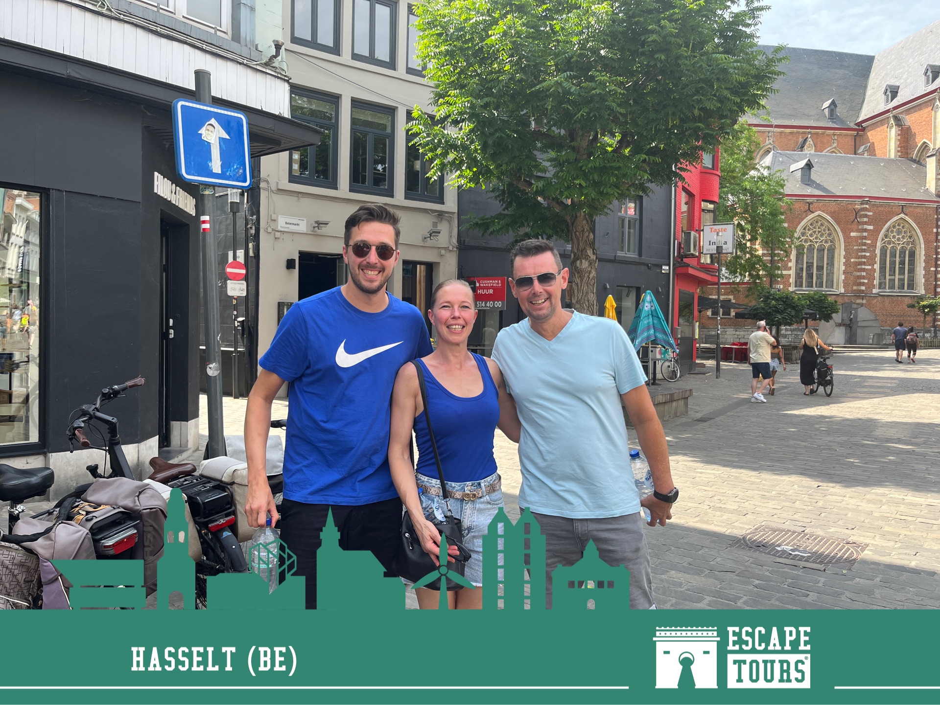 Teamfoto van Team blauw