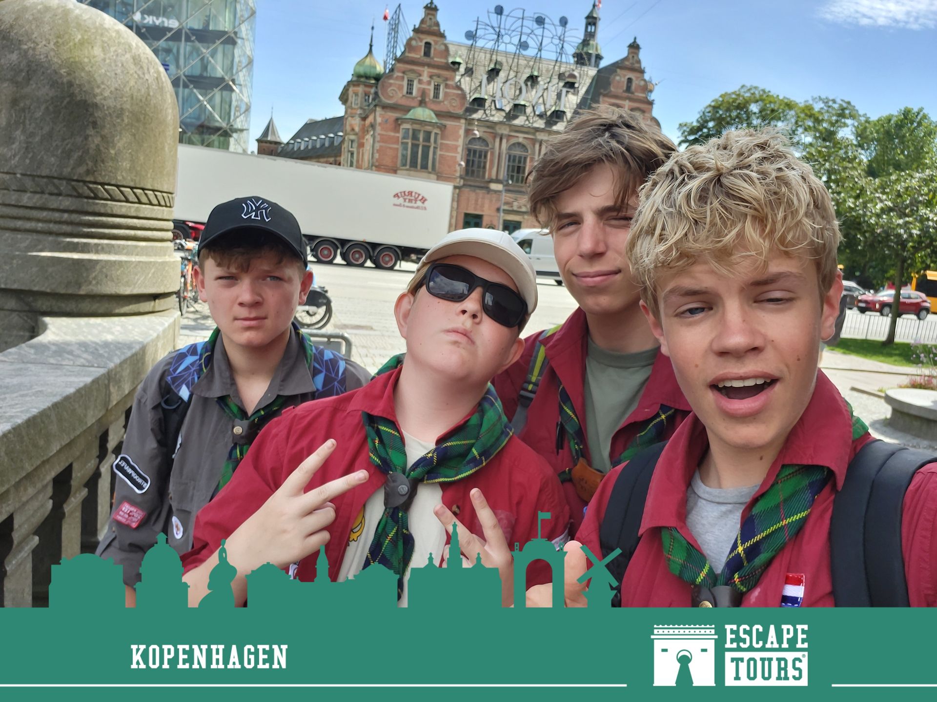 Teamfoto van de kwarkbaby&amp;rsquo;s