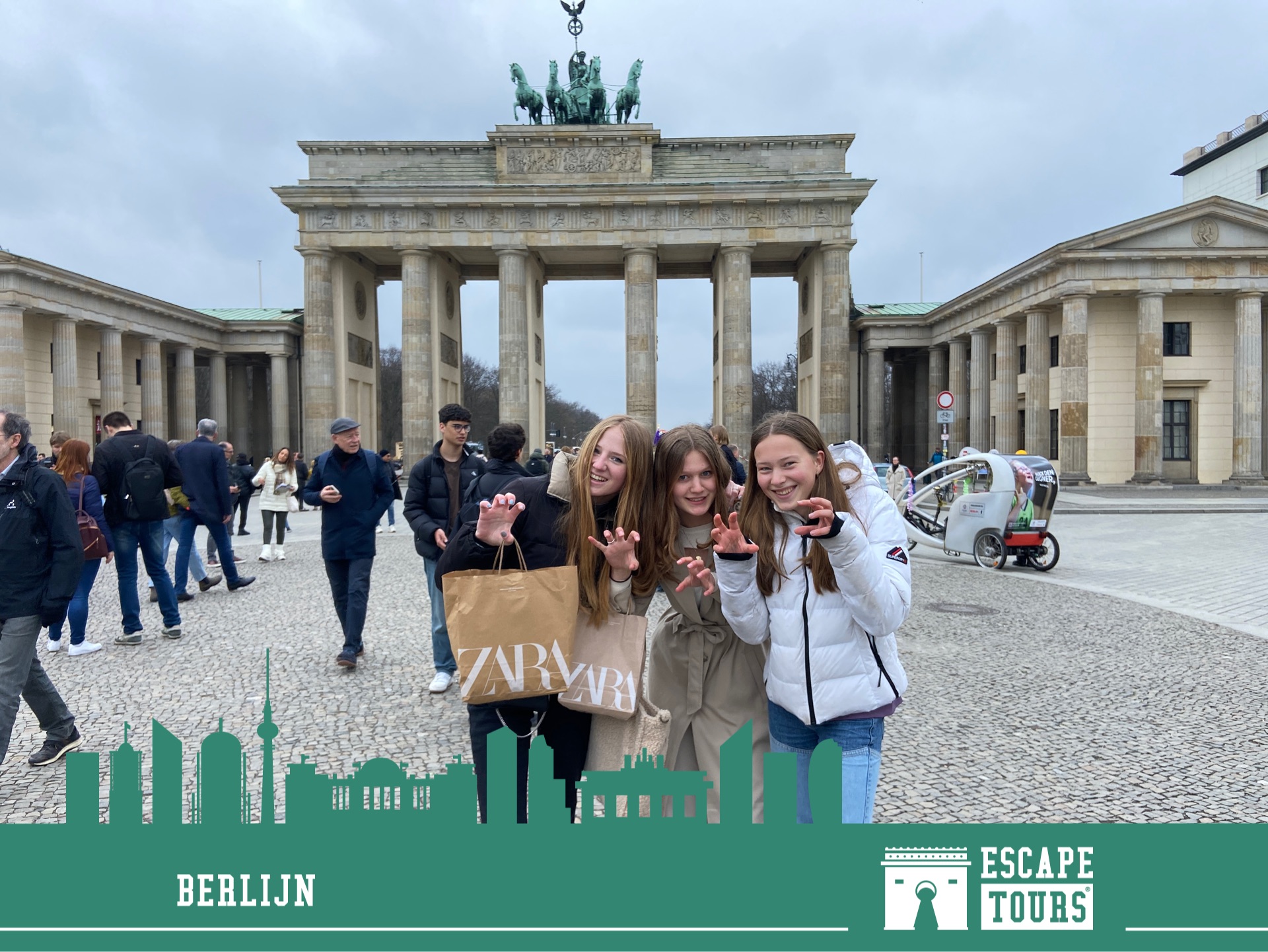 Teamfoto van Kleine behren