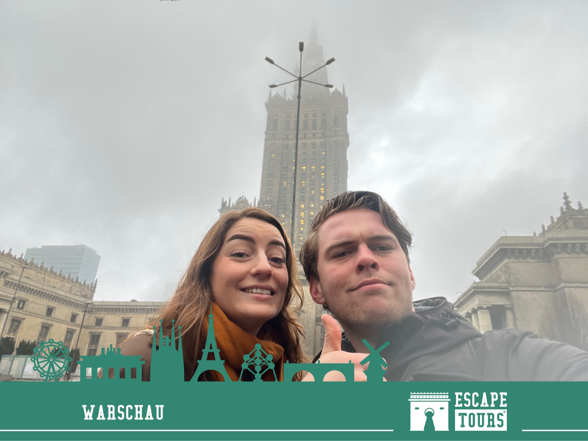 Teamfoto van Warschau pakt