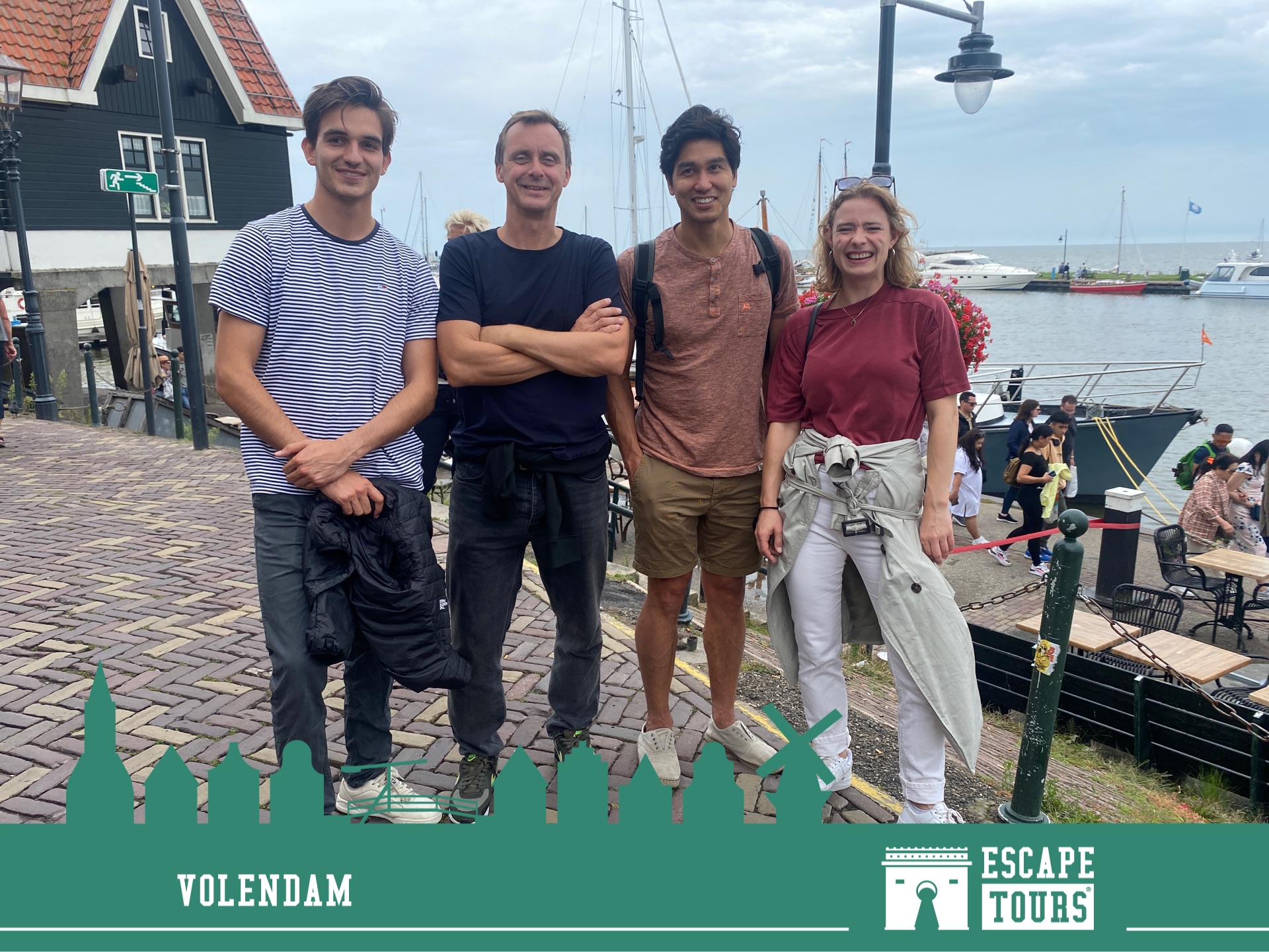 Teamfoto van OVolendam Fiets