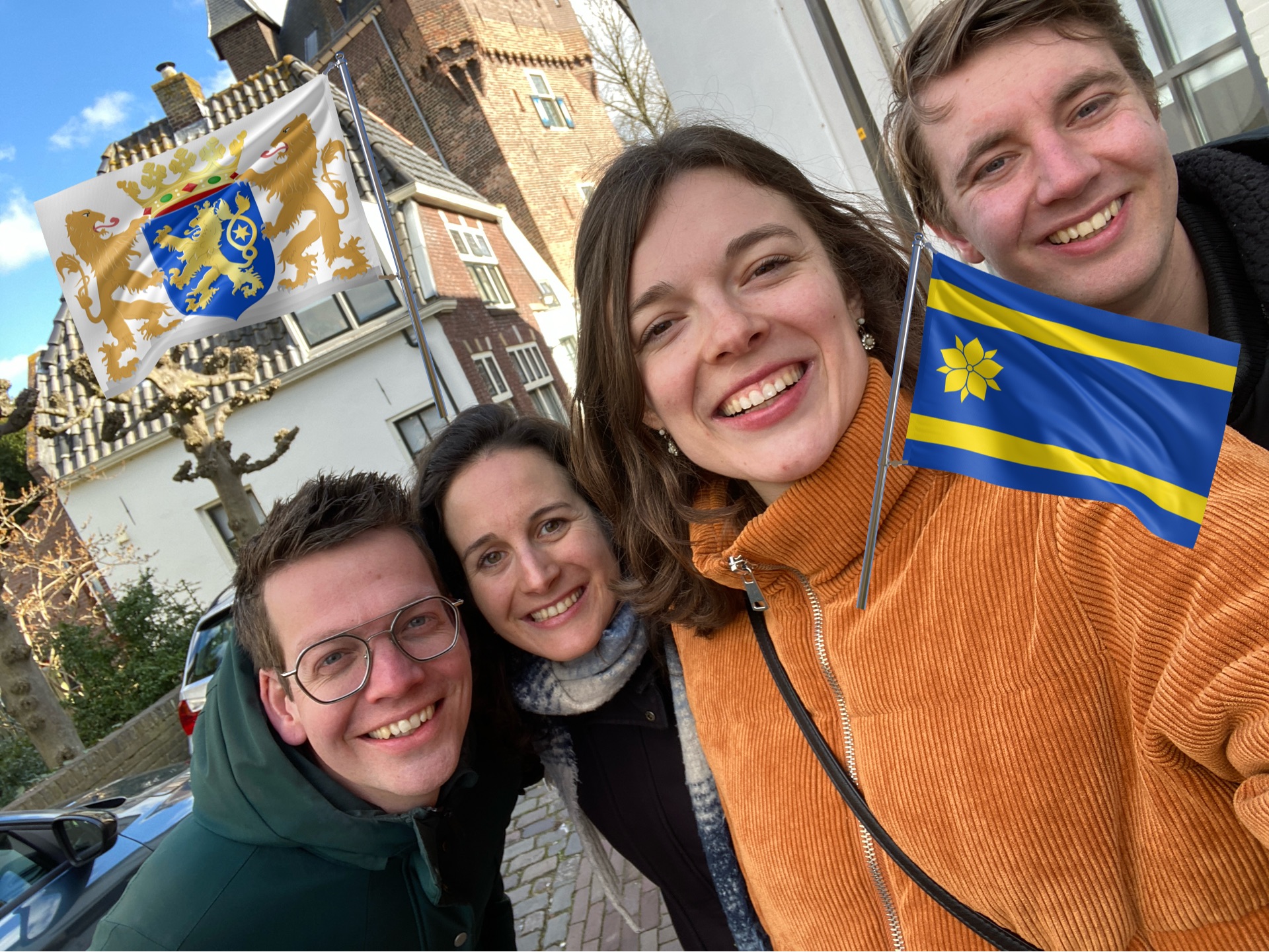 Teamfoto van Stephlin &amp; De snelle siepels