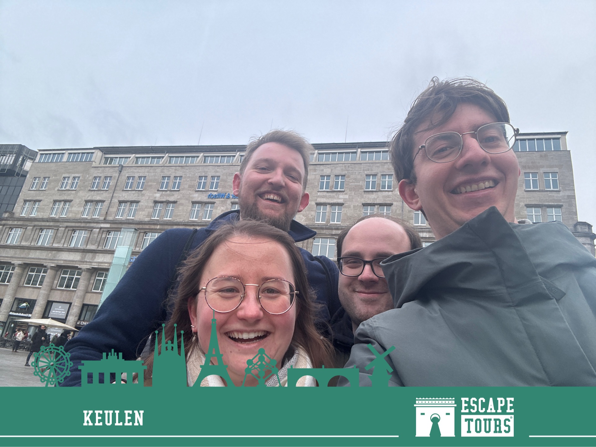 Teamfoto van Muscles &amp; Brains