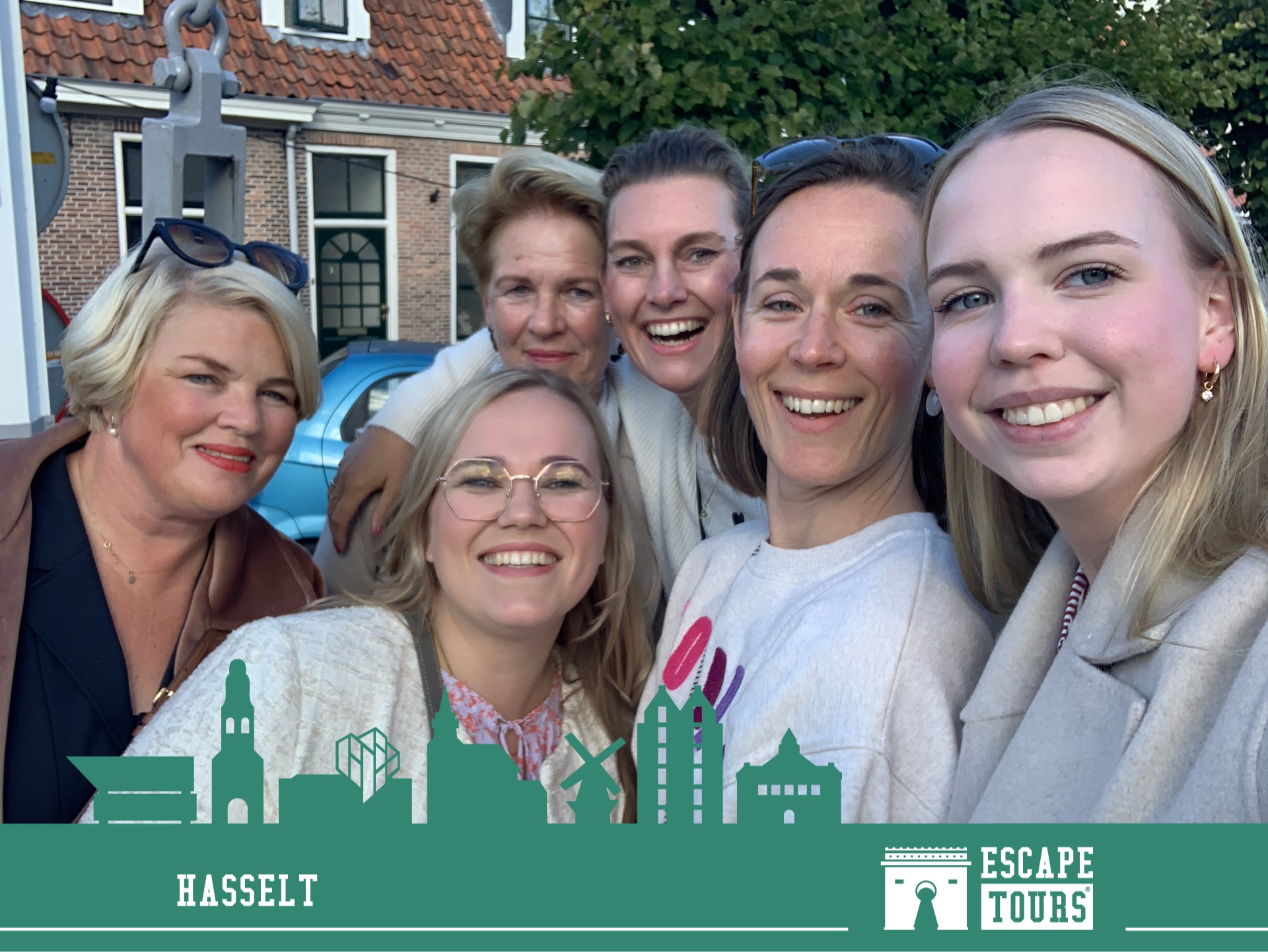 Teamfoto van De winnaars