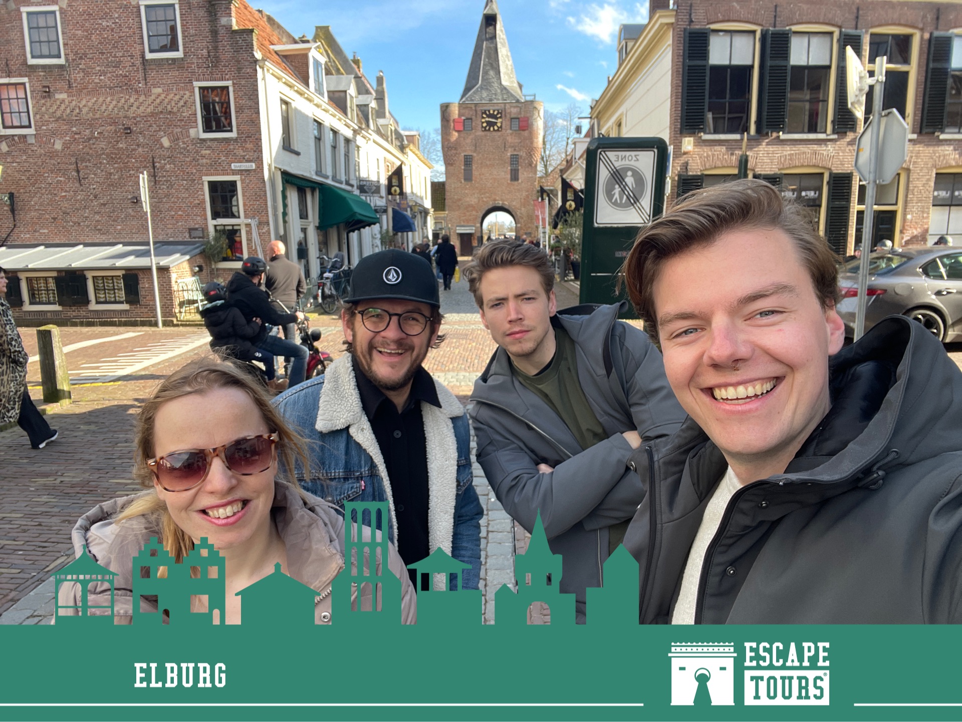 Teamfoto van Manon en de Bottermannen