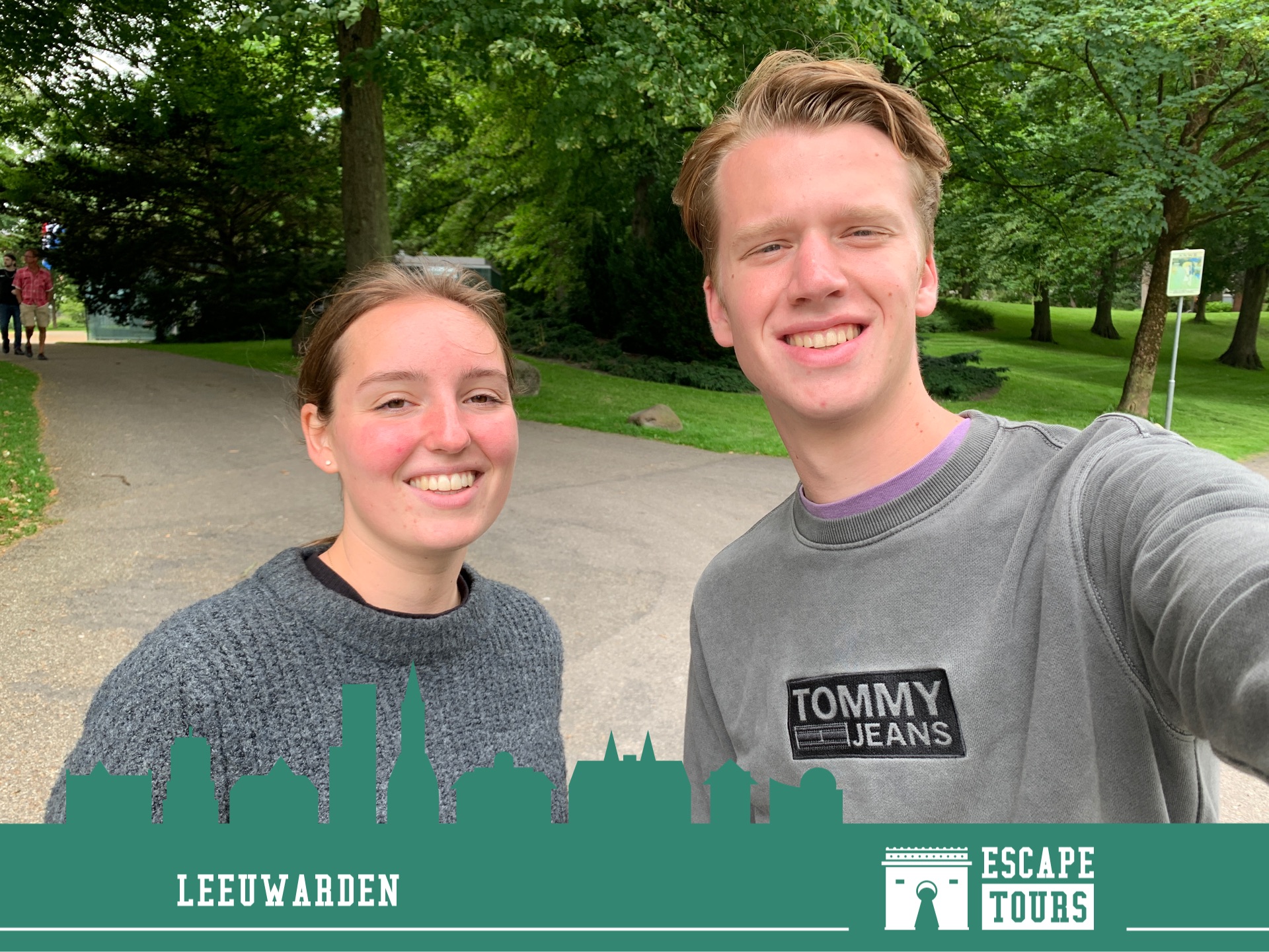 Teamfoto van Daan&amp;Lara