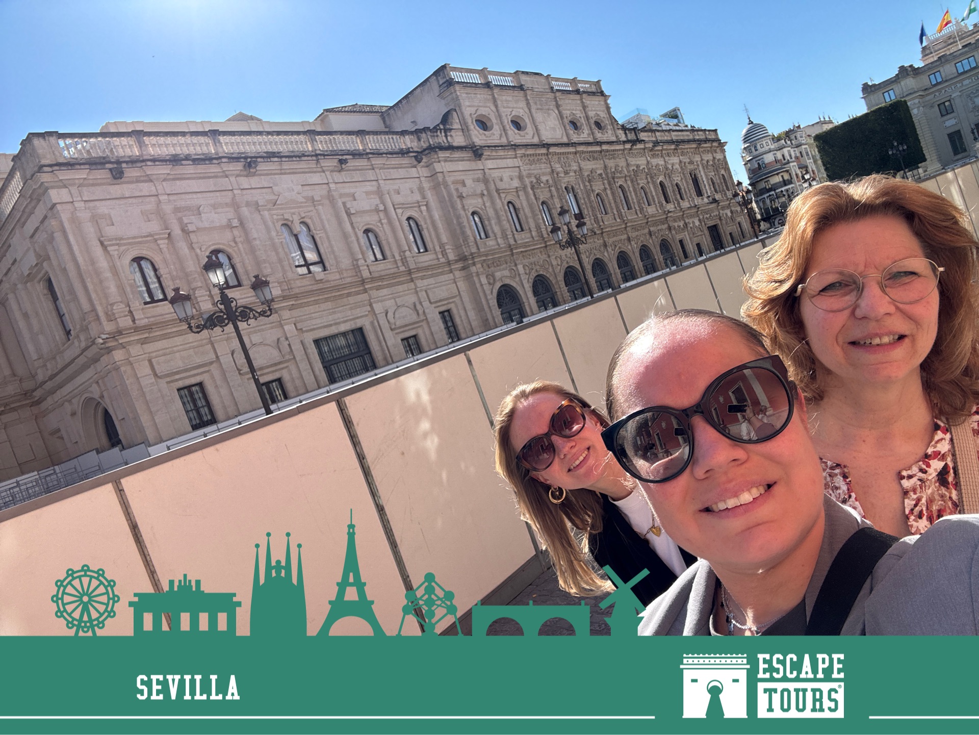 Teamfoto van Sevilla meiskes