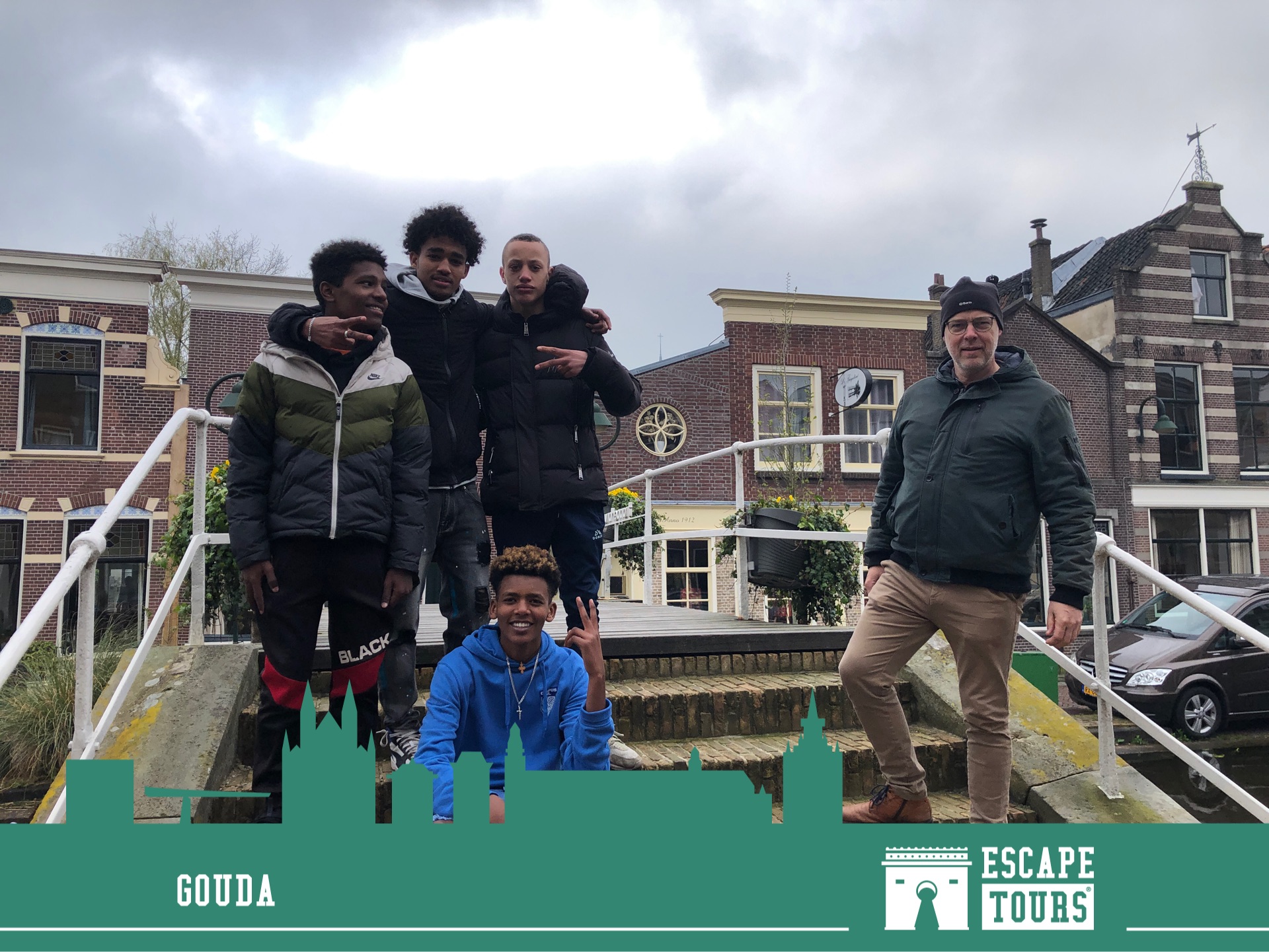 Teamfoto van The boys
