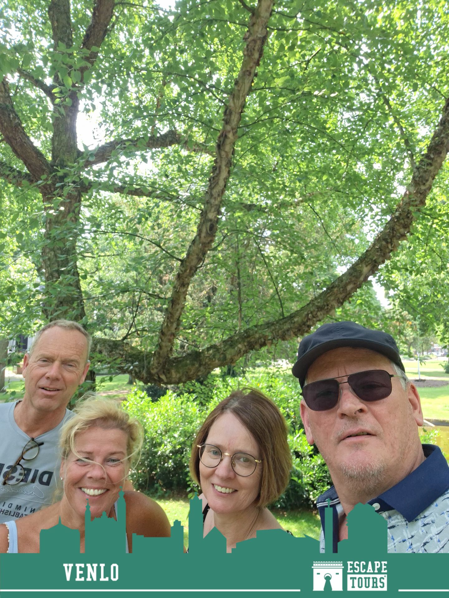 Teamfoto van fabuleus four