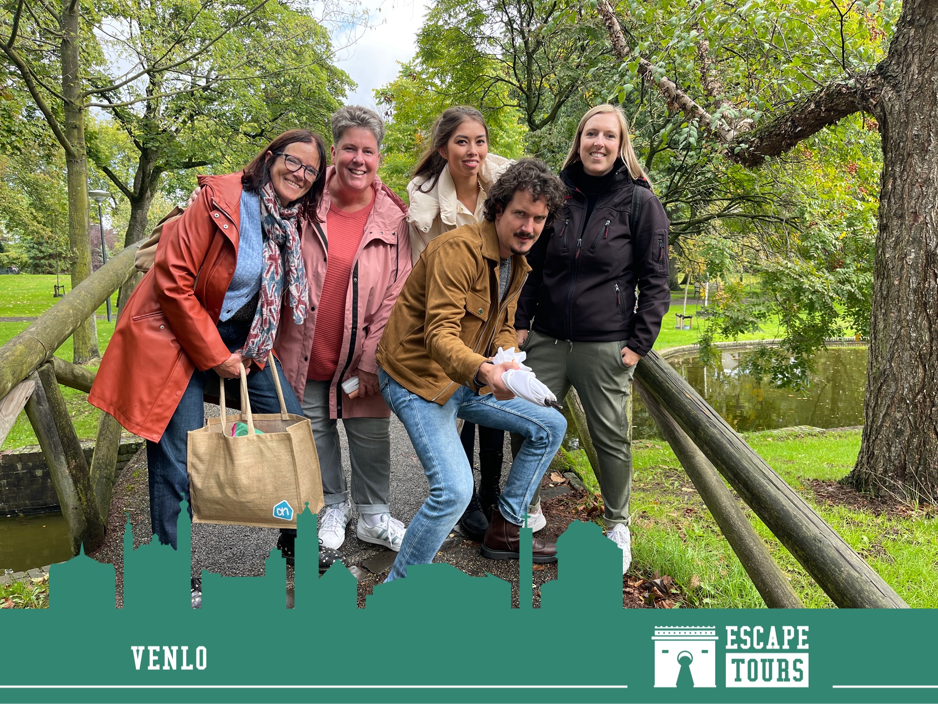 Teamfoto van Bende van vijf