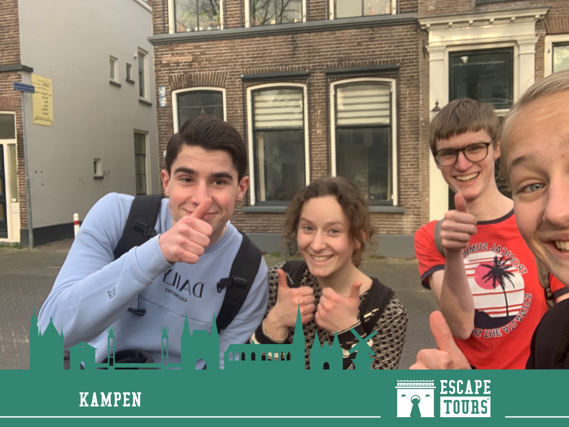 Teamfoto van De Marskramers