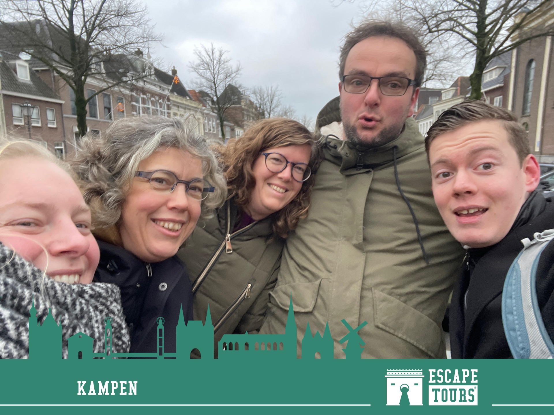 Teamfoto van De winners
