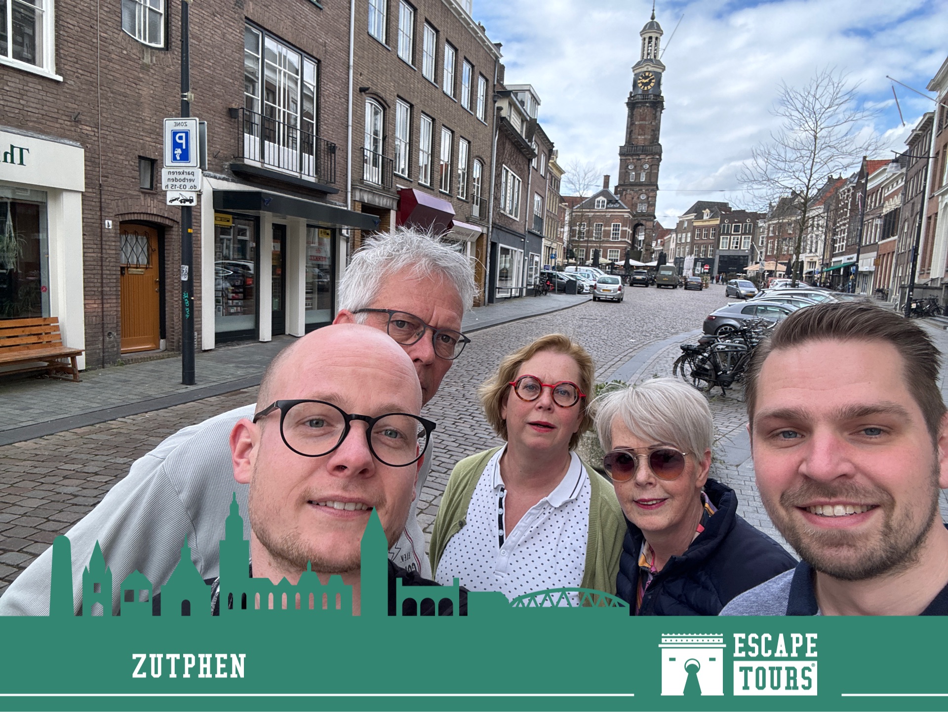 Teamfoto van De brabo&rsquo;s en marvin
