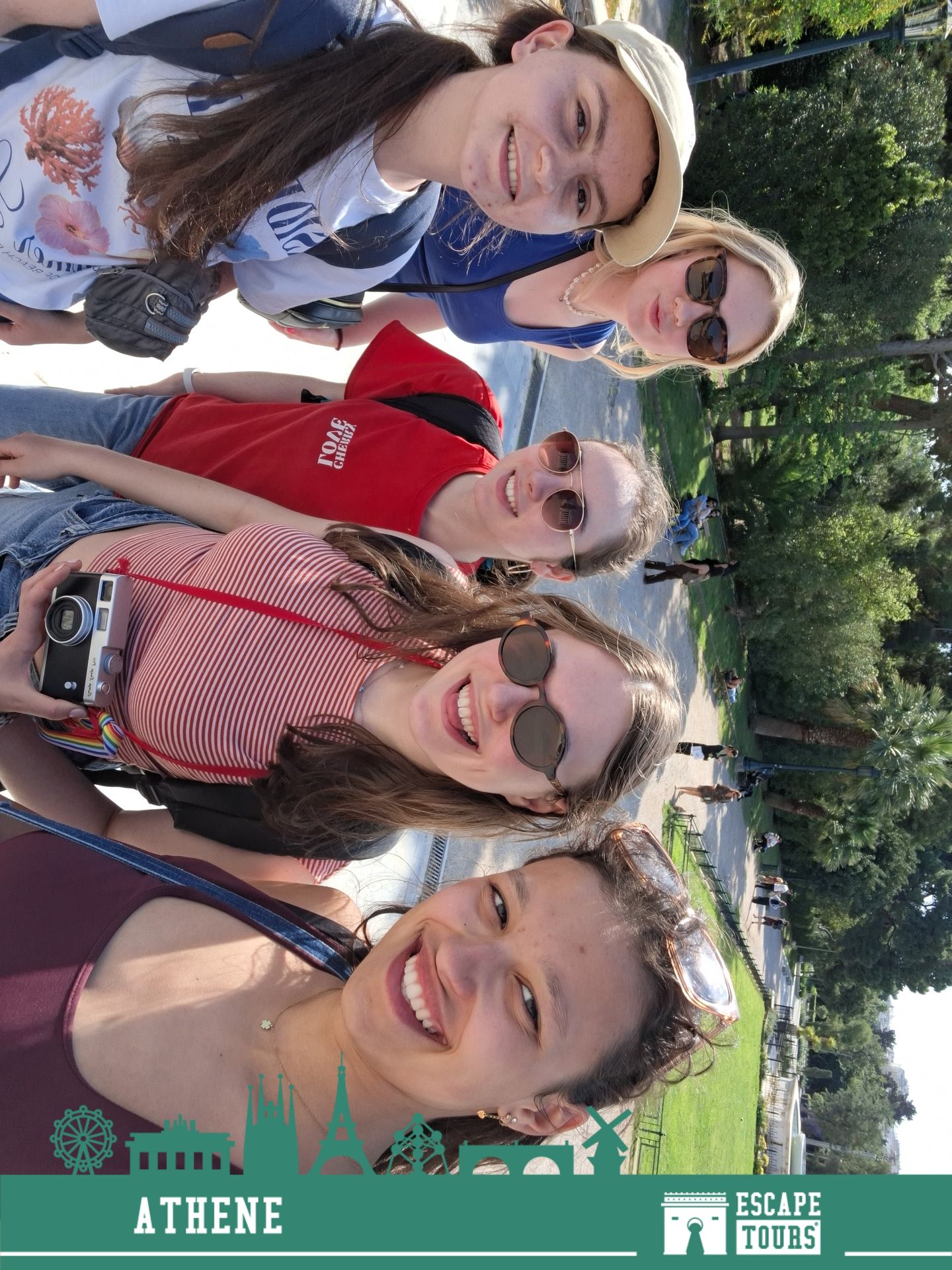 Teamfoto van kleine brakke griekjes