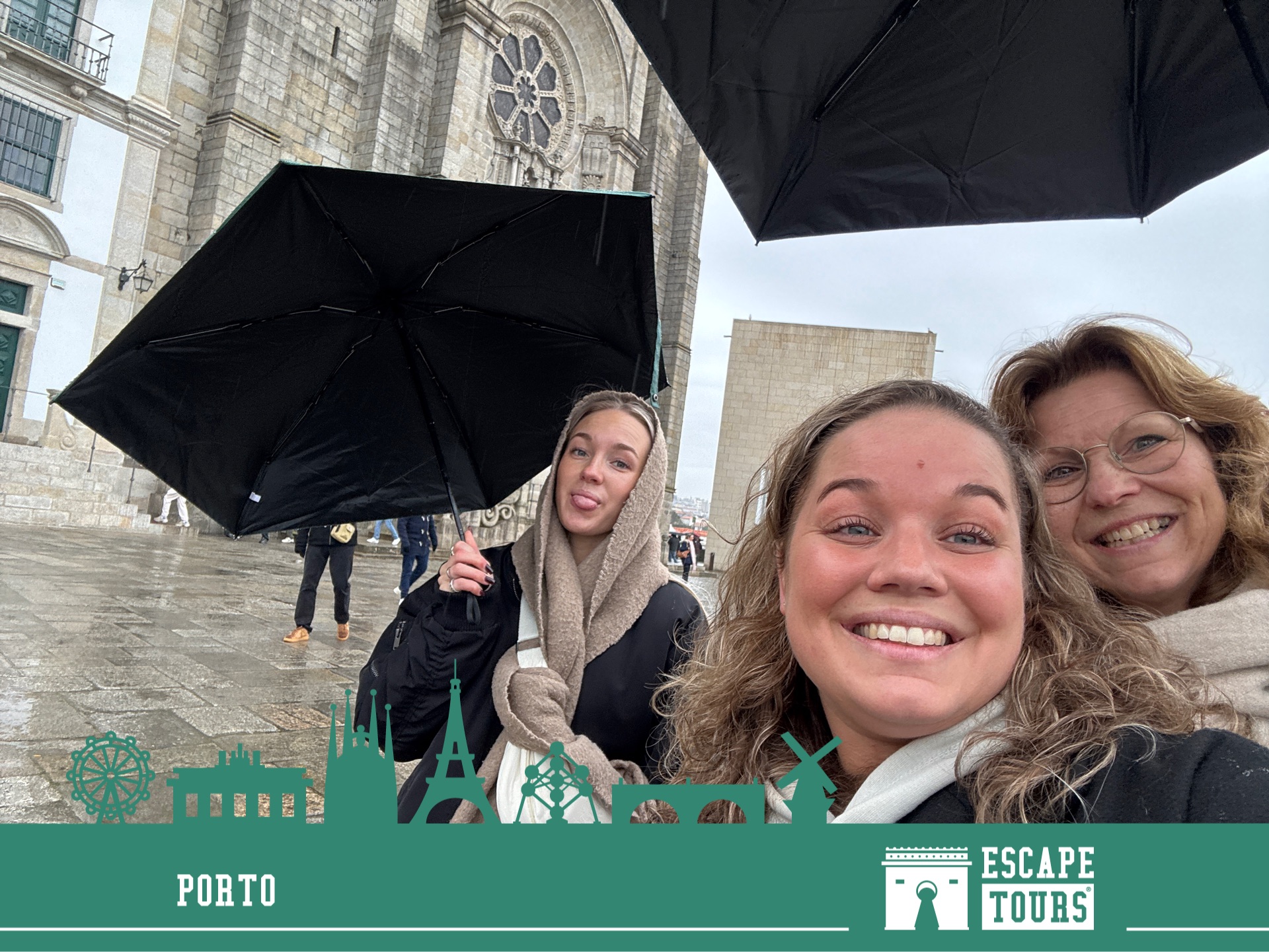 Teamfoto van De regenmeiskes