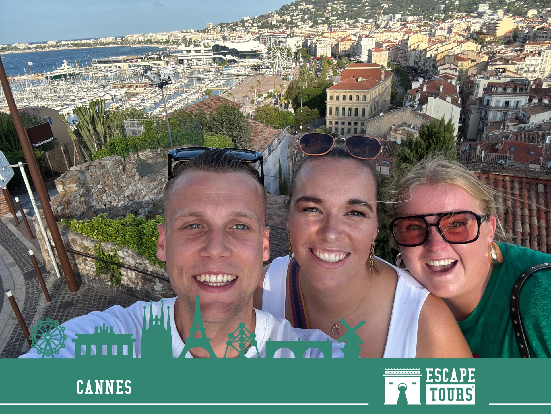 Teamfoto van Simone Cannes de tering krijgen