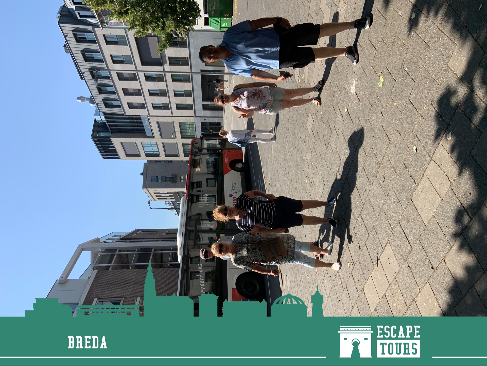Teamfoto van bende van Breda