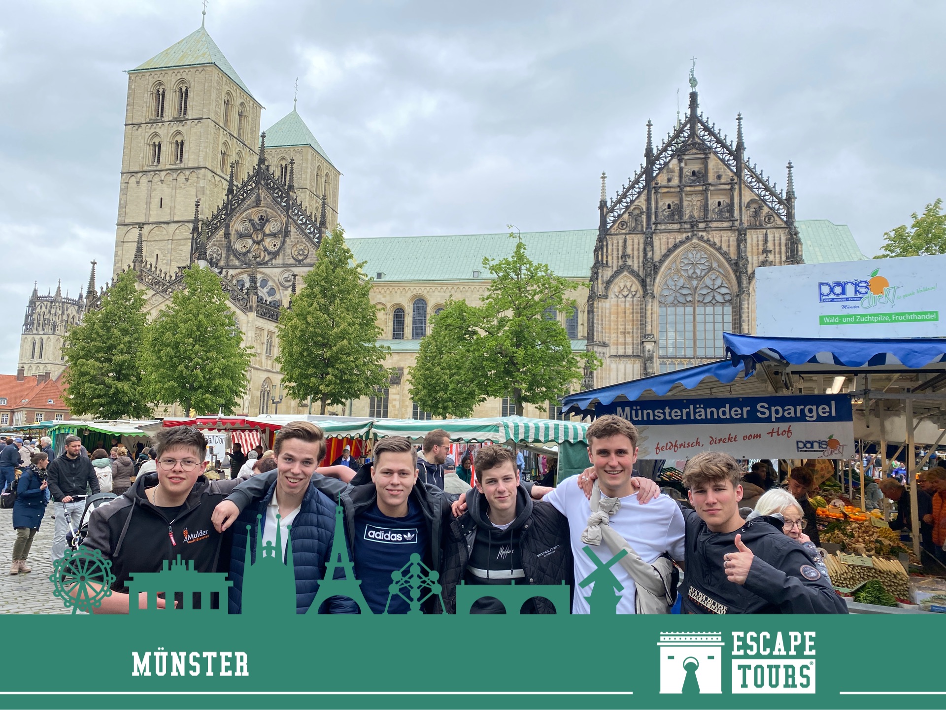 Teamfoto van Jostiband