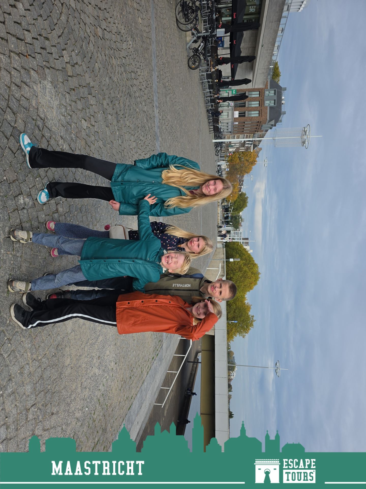 Teamfoto van gezoutenaardappelen