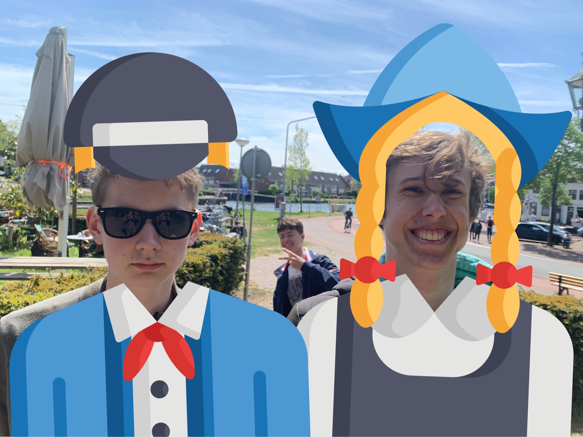 Teamfoto van friemel de piemel