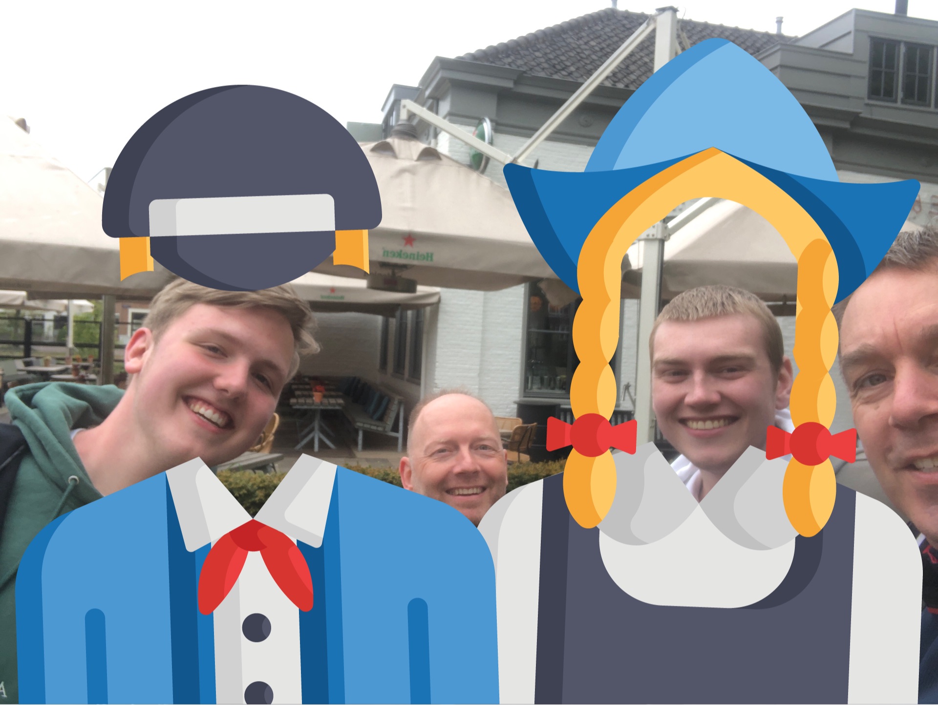 Teamfoto van Alweer nuchter