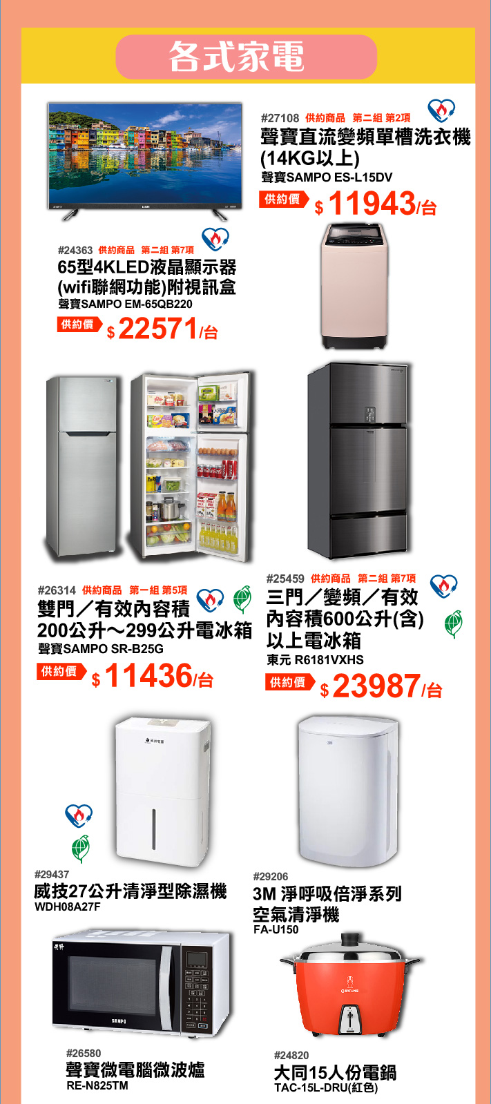 結餘款使用計畫【強打商品】