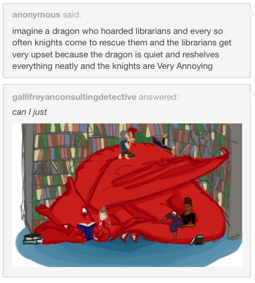 dragon who collect librarian