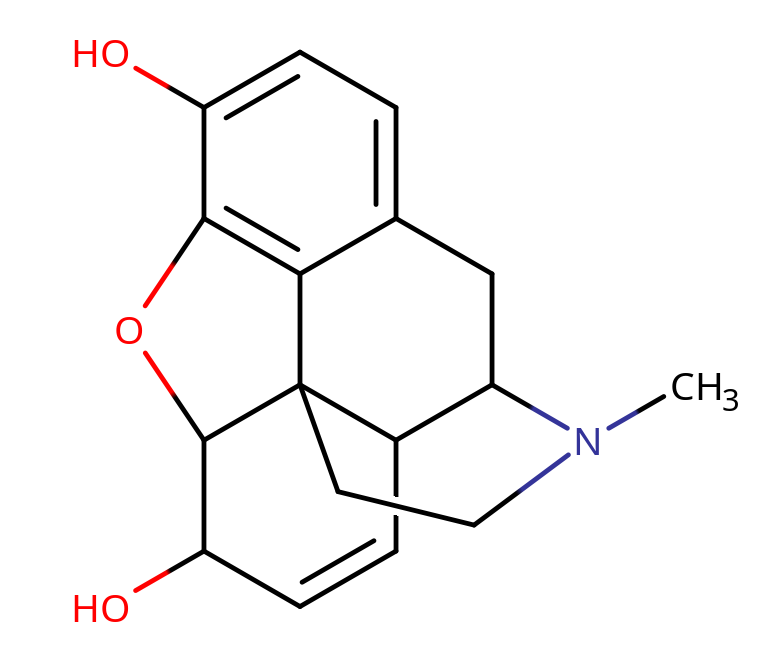 Molekula morfinu