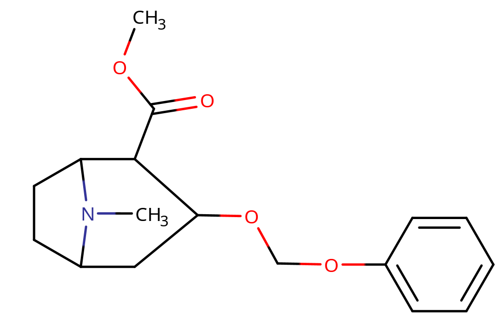 Molekula kokainu