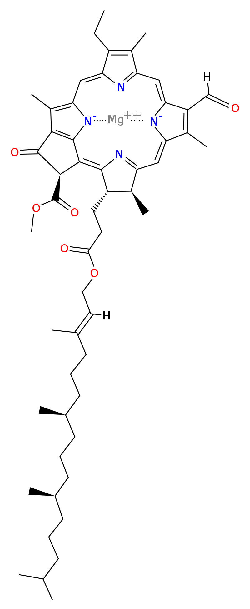 Molekula chlorofylu D