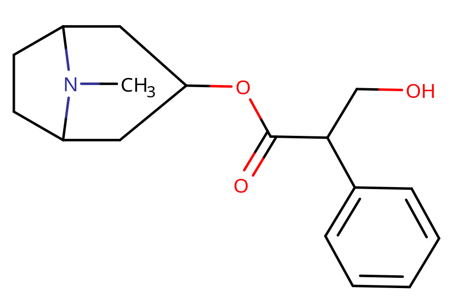 Molekula antropinu