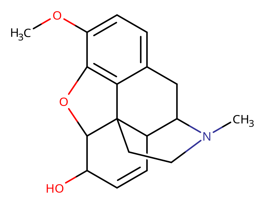Molekula kodeinu