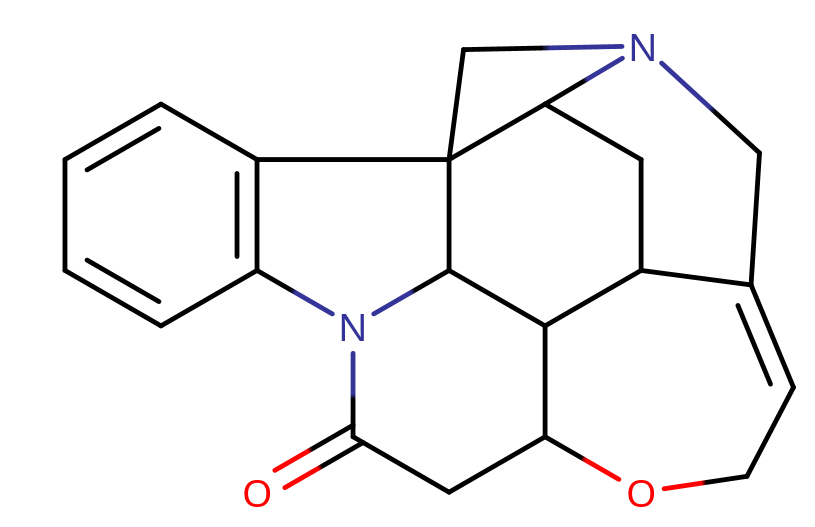 Molekula strychninu